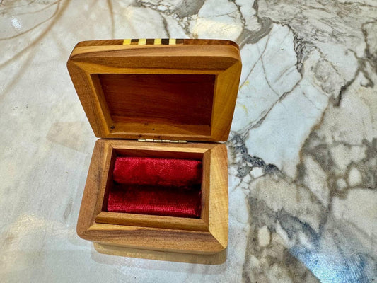 Ring Box Set of 4 thuya Wood Organizer Box - AtlasMuseCrafts