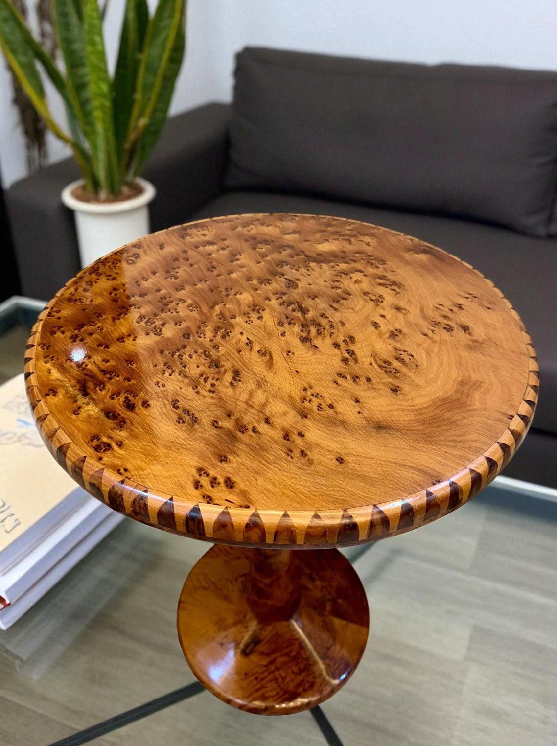 Round Coffee Table made from