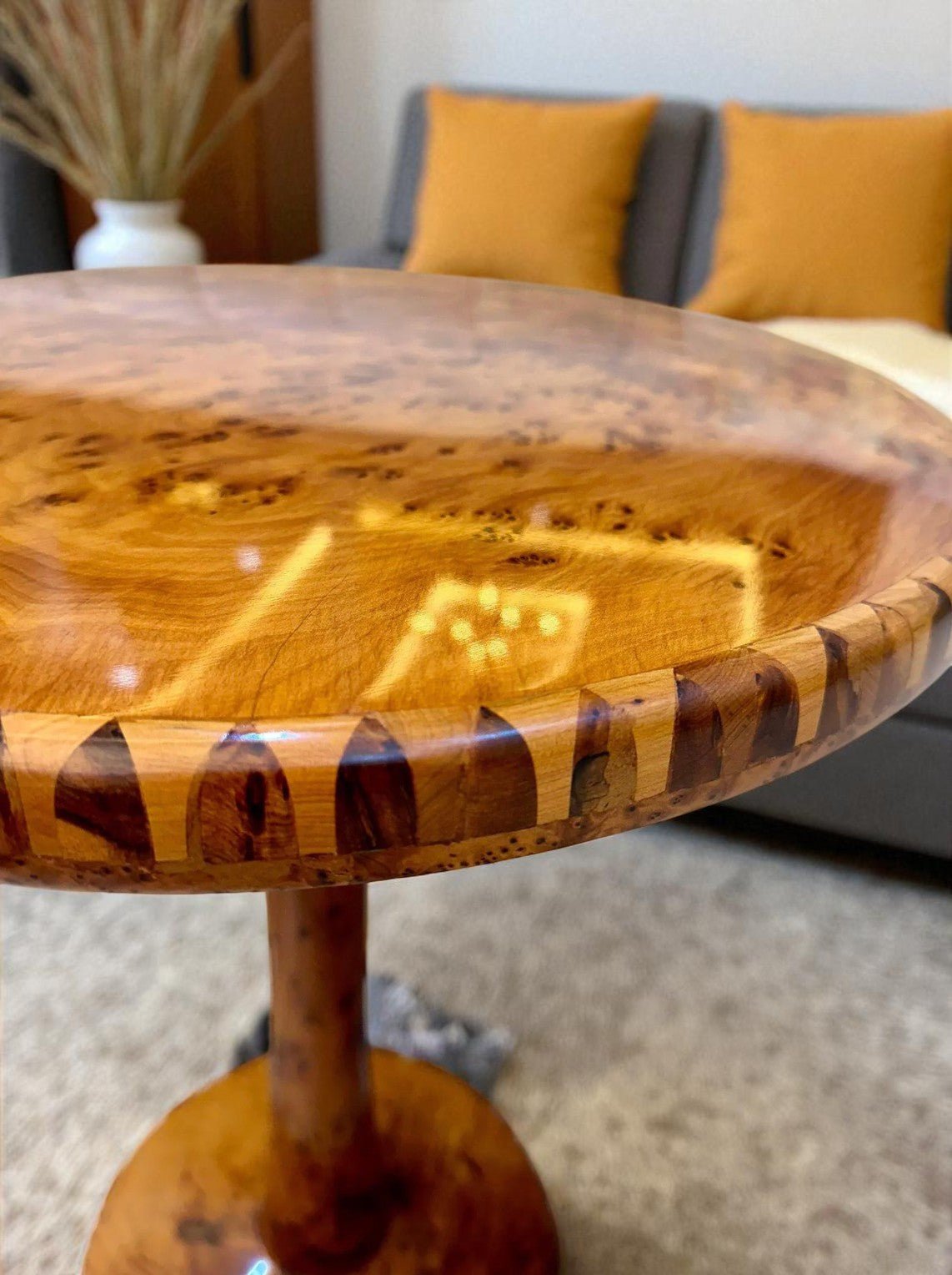Round Coffee Table made from