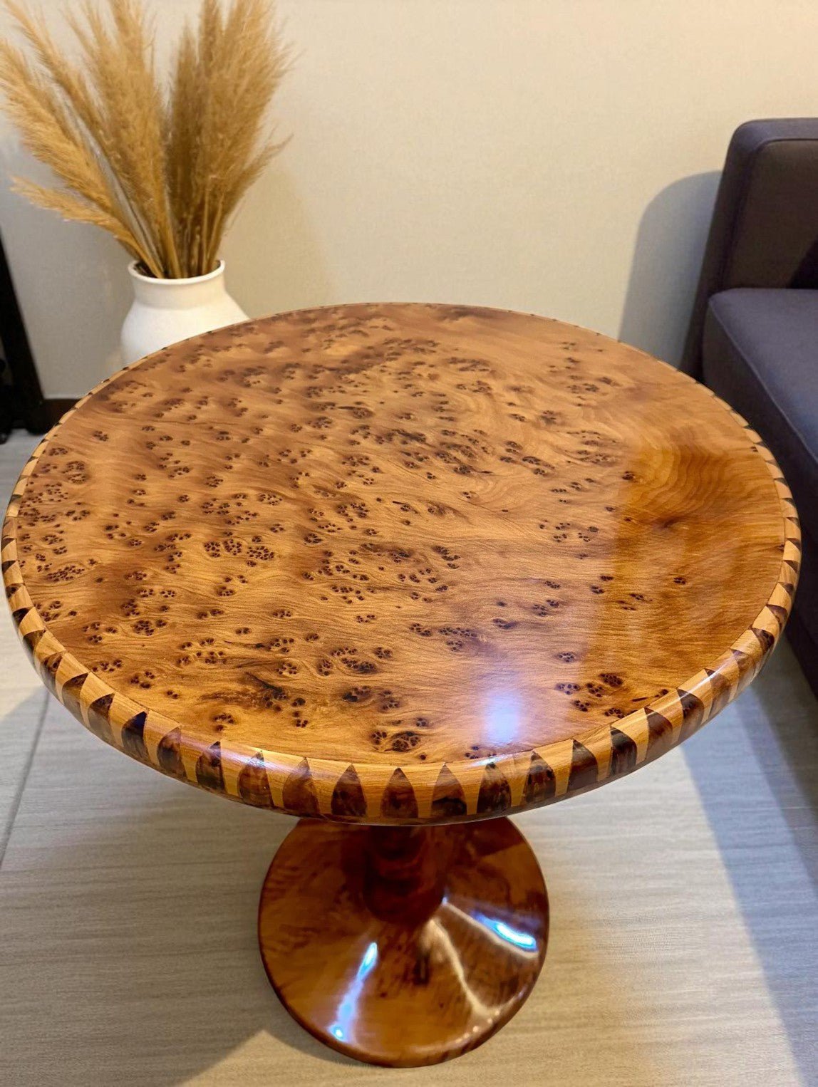 Round Coffee Table made from