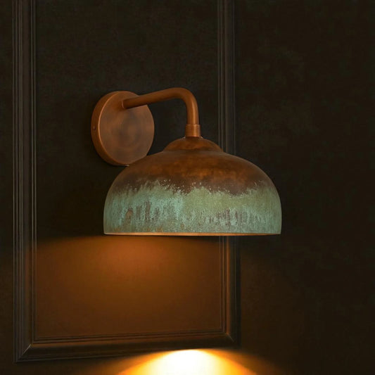 Oxidized Copper Wall Sconce