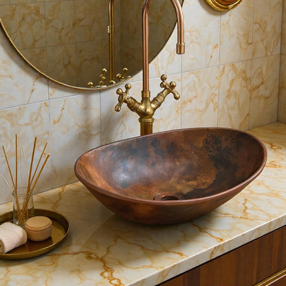 Copper Sink for Kitchen made from 10 inches