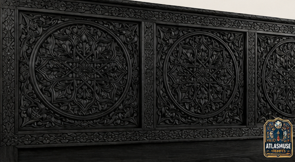 Black Wood Bed Frame