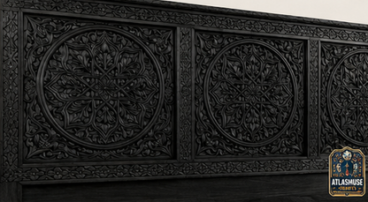Black Wood Bed Frame