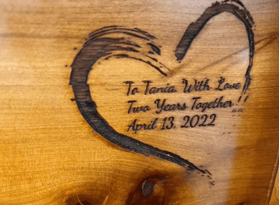 Personalized Wooden Box Engraving Add-On – additional view 4