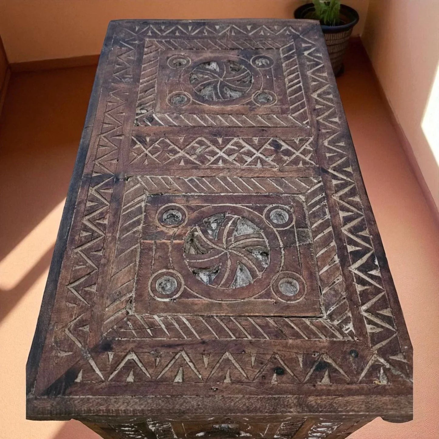 Moroccan Wooden Cabinet
