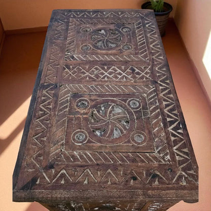 Moroccan Wooden Cabinet