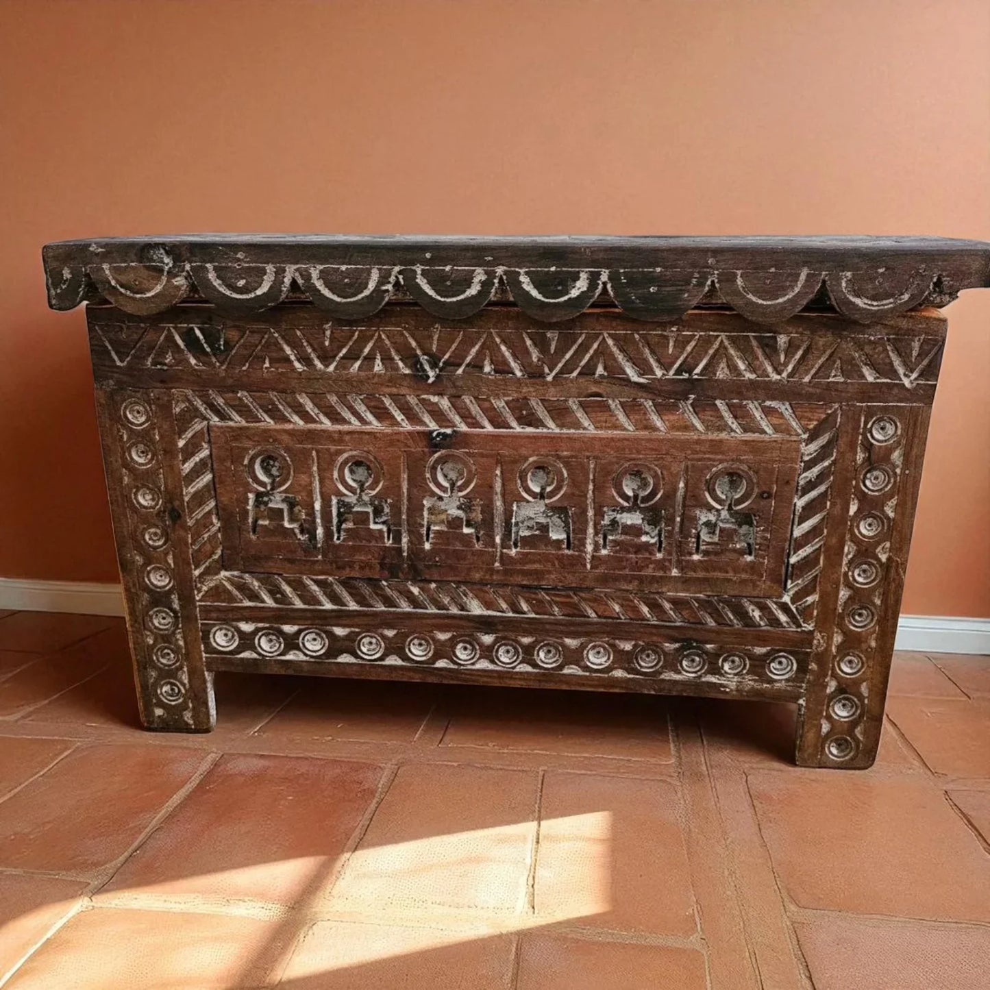 Moroccan Wooden Cabinet