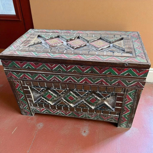 Custom Moroccan Wood Cabinet