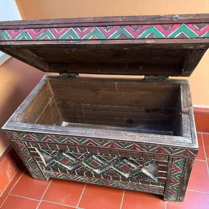 Custom Moroccan Wood Cabinet