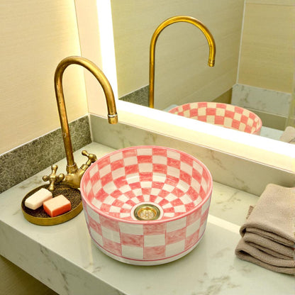 Ceramic Vessel Sink made from 12″ × 9″ × 6″