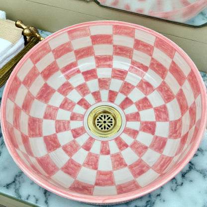 Ceramic Vessel Sink made from 12″ × 9″ × 6″