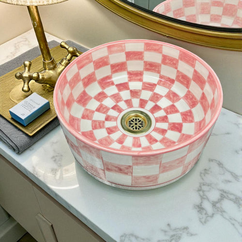 Ceramic Vessel Sink made from 12″ × 9″ × 6″