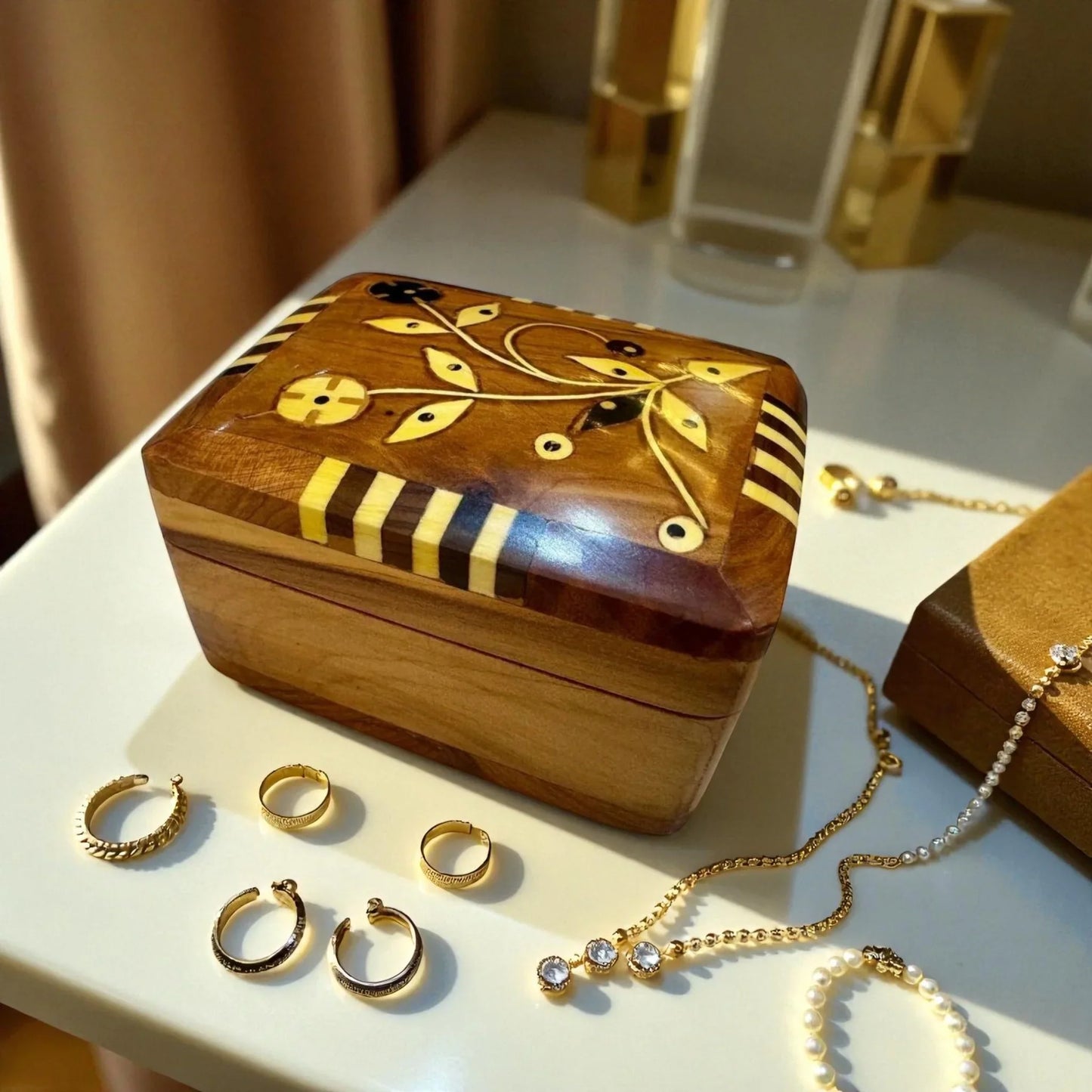 Moroccan Thuya Wood (Set of 4) made from