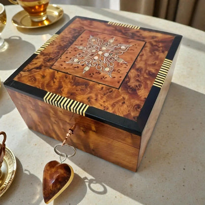 Square Wooden Box made from