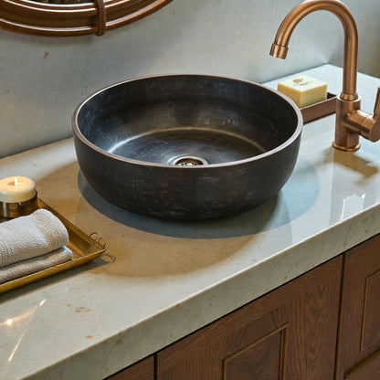 Copper Sink Basin made from 10 inches