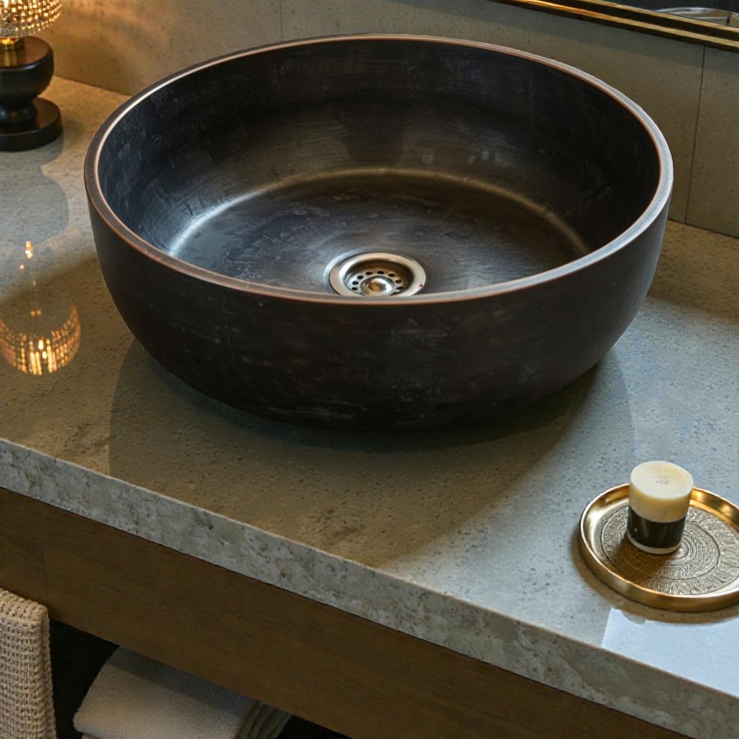 Copper Sink Basin made from 10 inches