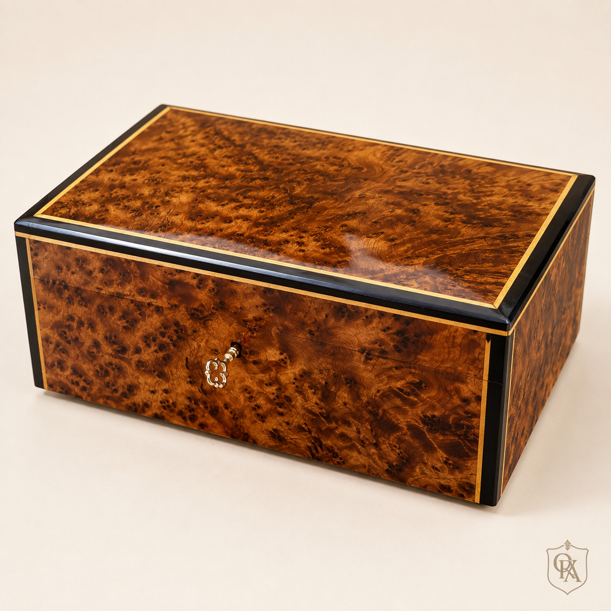 Wood Jewelry Box with Lock – additional view 7