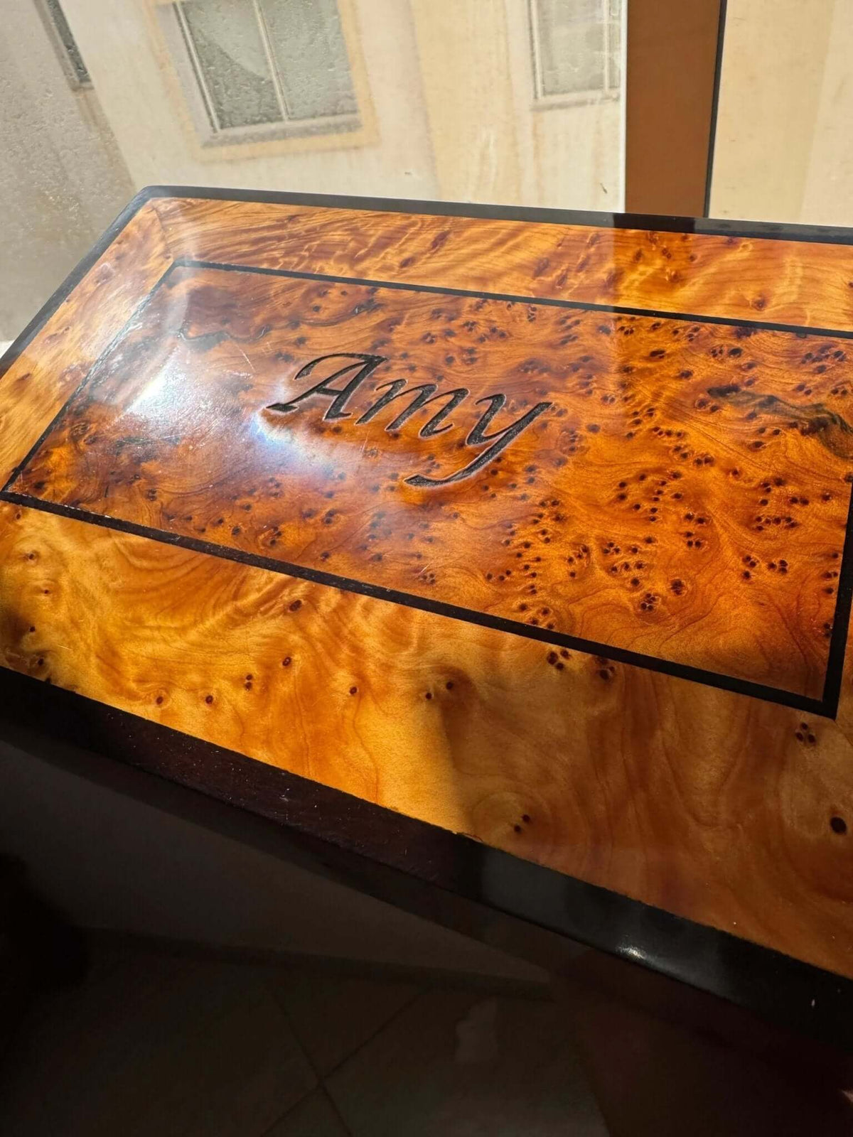 Personalized Wooden Box Engraving Add-On – additional view 3