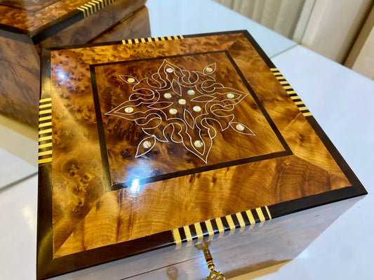 Square Wooden Box