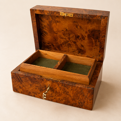 Handmade Moroccan Lockable Keepsake Box