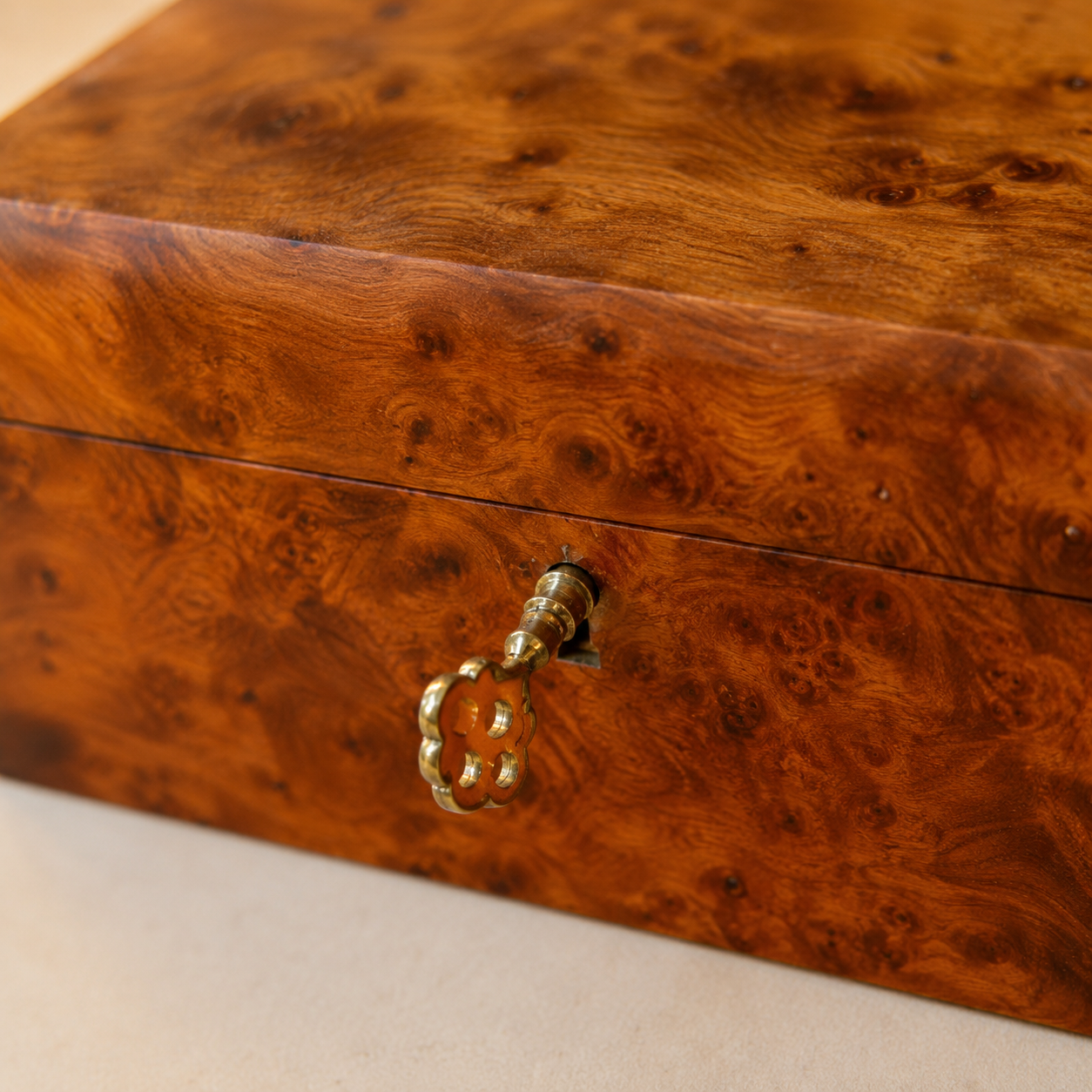 Handmade Moroccan Lockable Keepsake Box