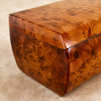 Handmade Burl Wooden Keepsake Box – additional view 4