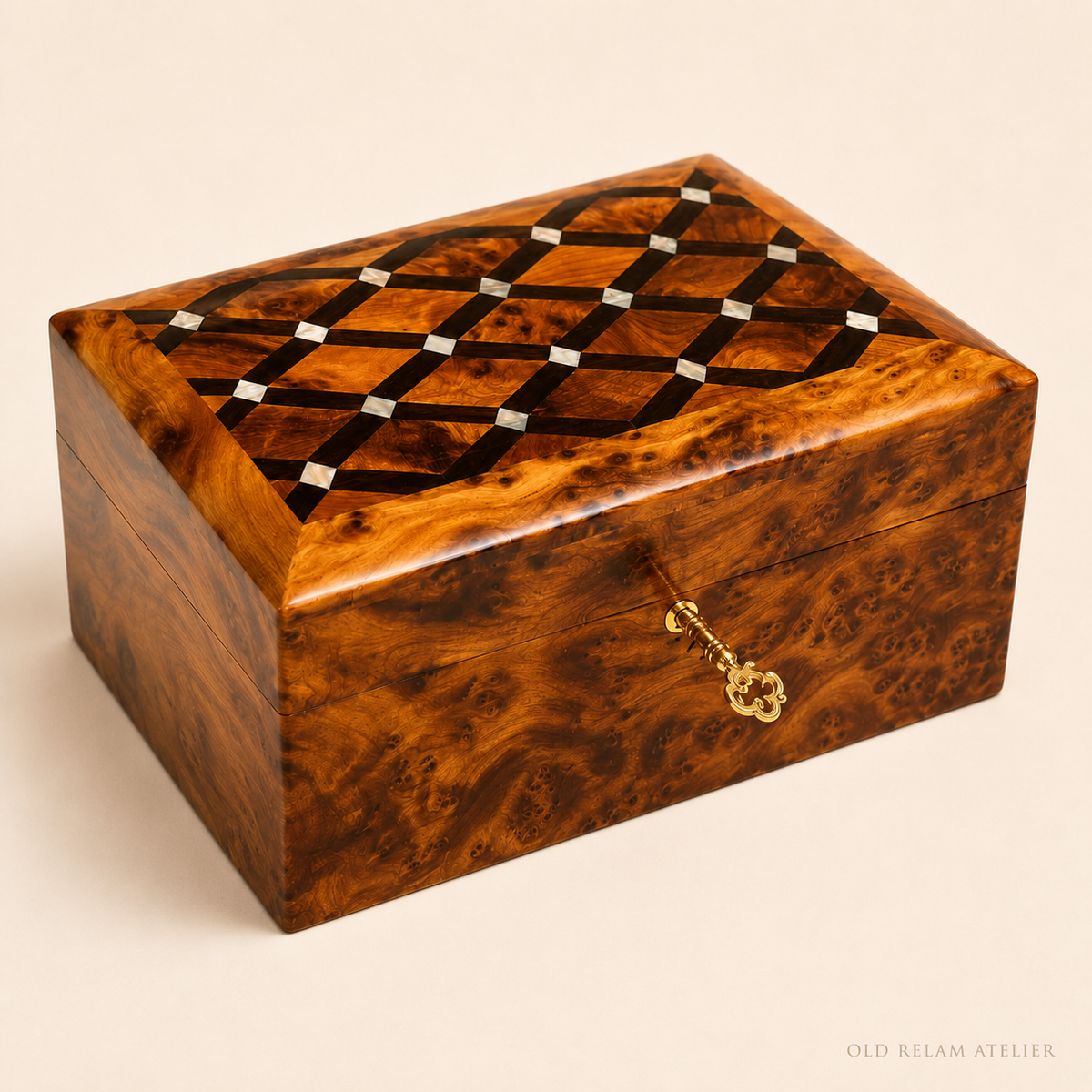 Thuya Wood Jewelry Box – additional view 3