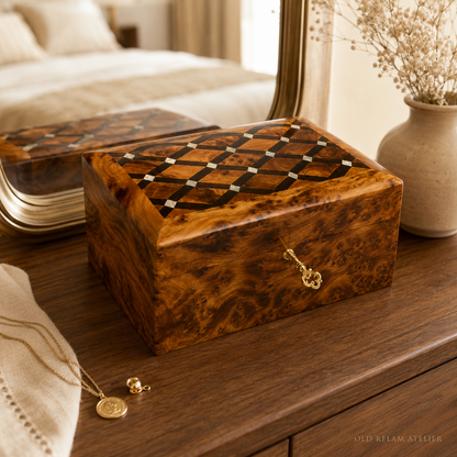 Thuya Wood Jewelry Box – additional view 5