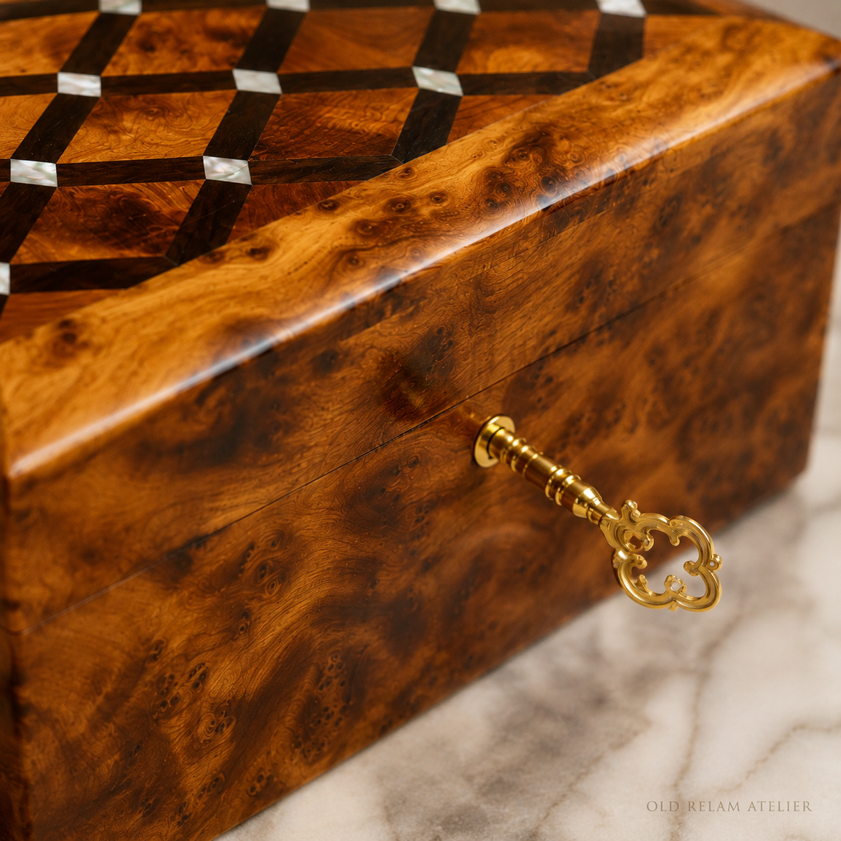 Thuya Wood Jewelry Box – additional view 6