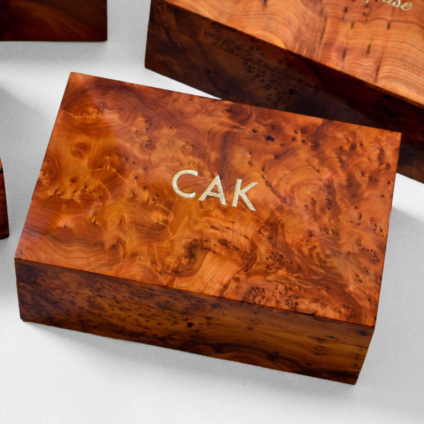 Personalized Engraving Wooden Box, Custom Logo, Text & Image - AtlasMuseCrafts