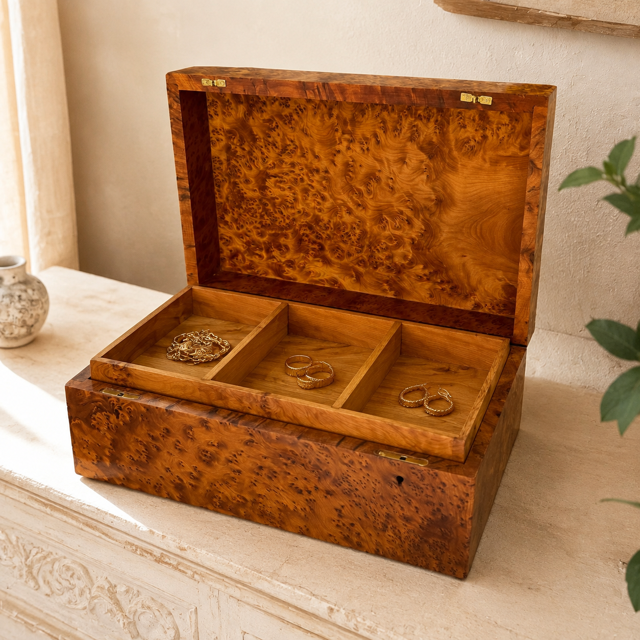 Decorative Wooden Keepsake Box