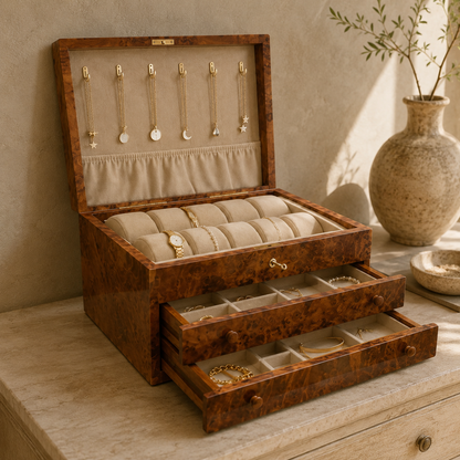 Moroccan Necklace Storage Chest