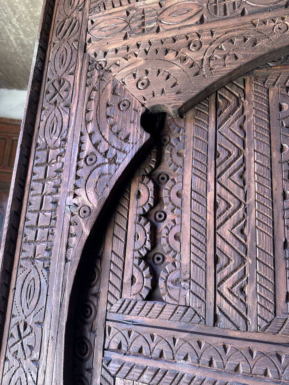 Custom Moroccan Handmade Wood Doors - AtlasMuse