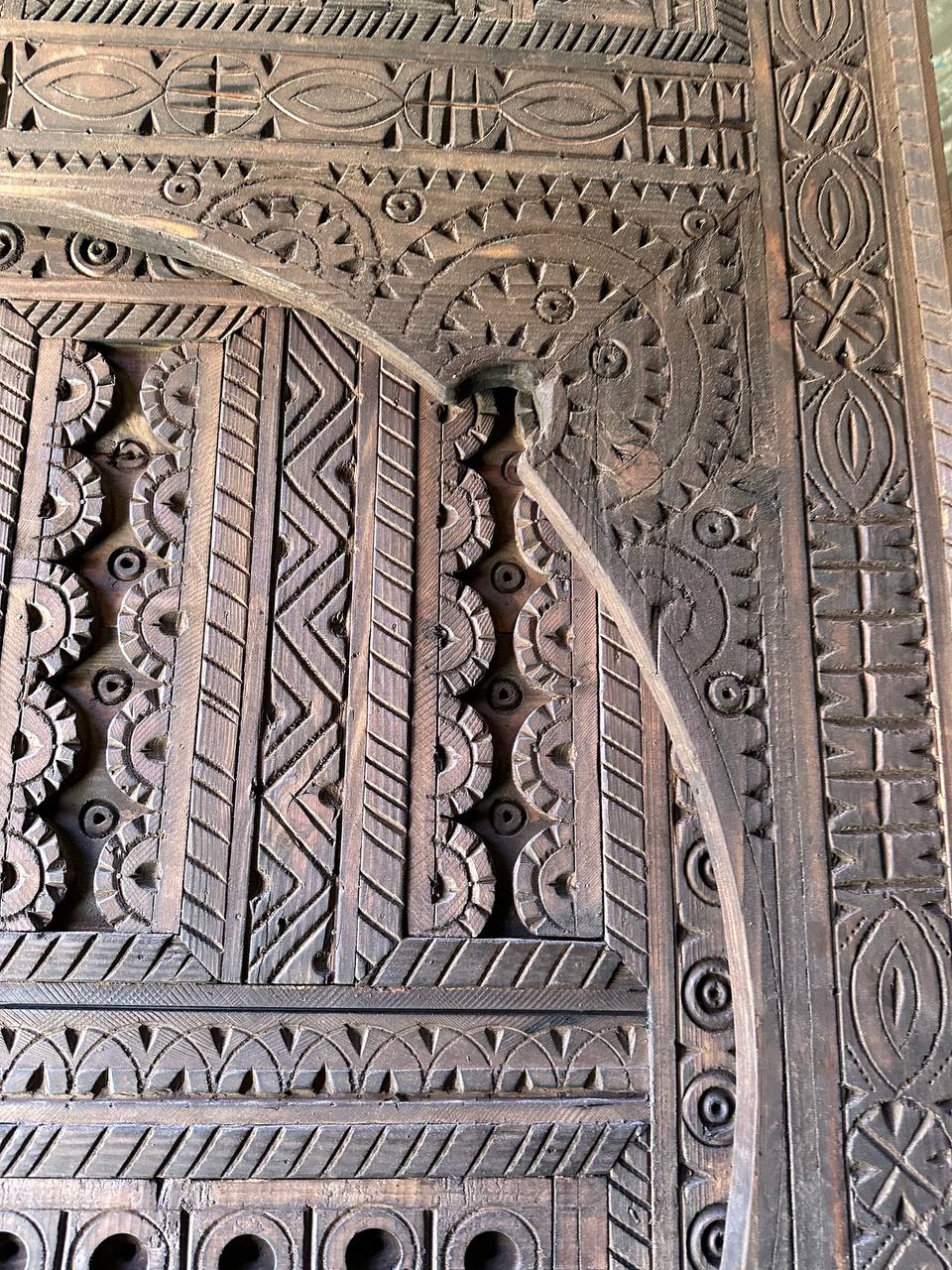 Custom Moroccan Handmade Wood Doors - AtlasMuse