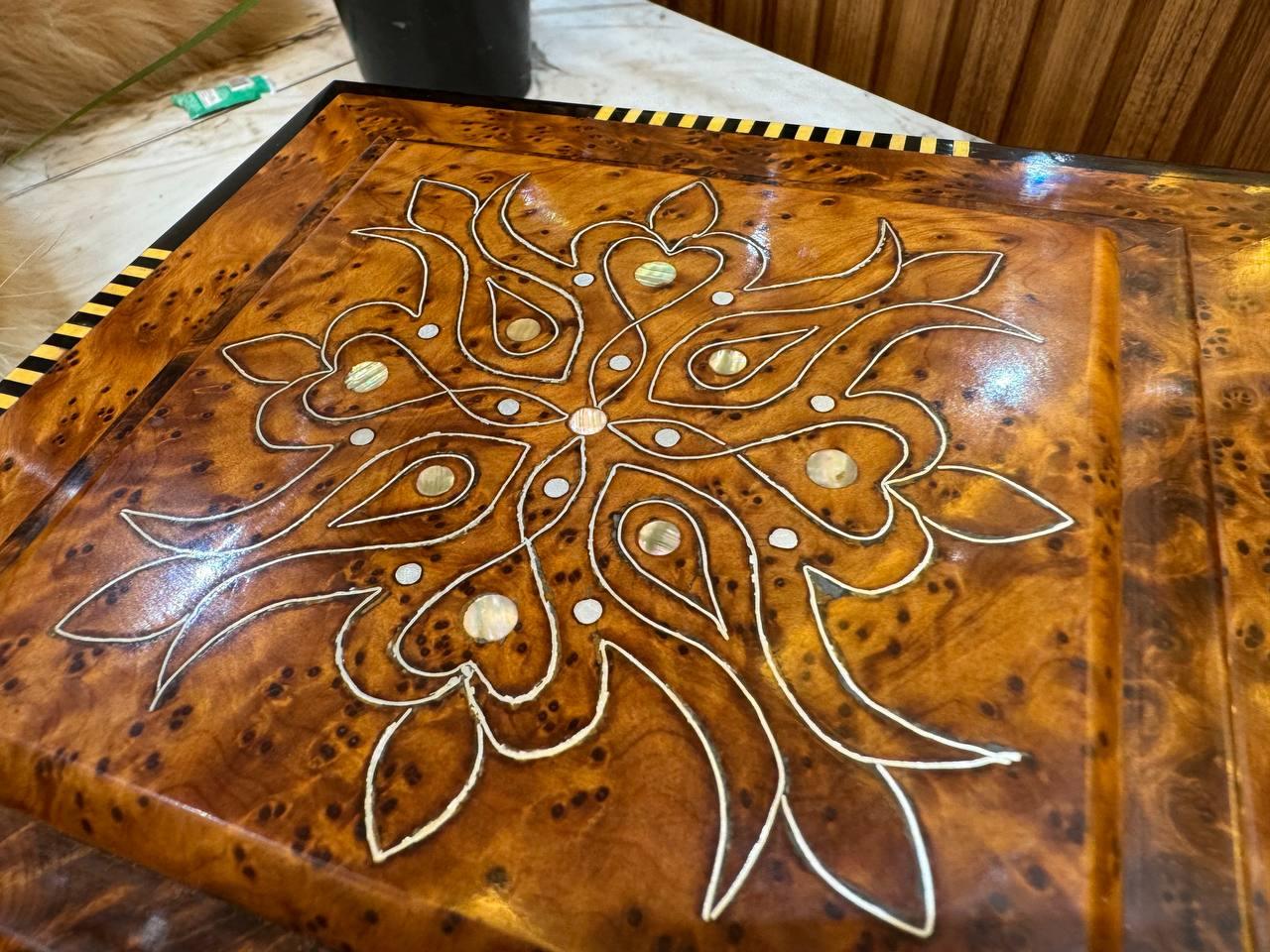 Royal Jewellery Wooden Box - AtlasMuseCrafts