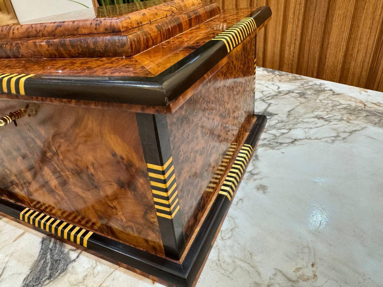 Royal Jewellery Wooden Box - AtlasMuseCrafts