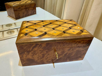 Gift Wooden Box Organizer - AtlasMuseCrafts