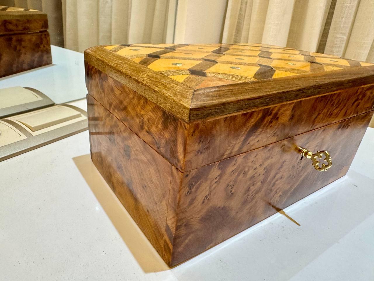 Gift Wooden Box Organizer - AtlasMuseCrafts