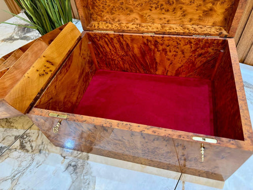Personalized Leather-Velvet inside the box - AtlasMuseCrafts