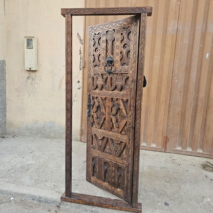 Moroccan Door, Vintage Style - AtlasMuseCrafts