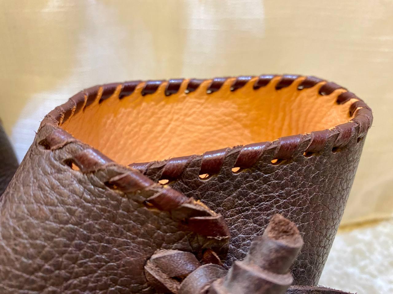 Medieval Viking Shoes Historical Reenactment Footwear - AtlasMuseCrafts