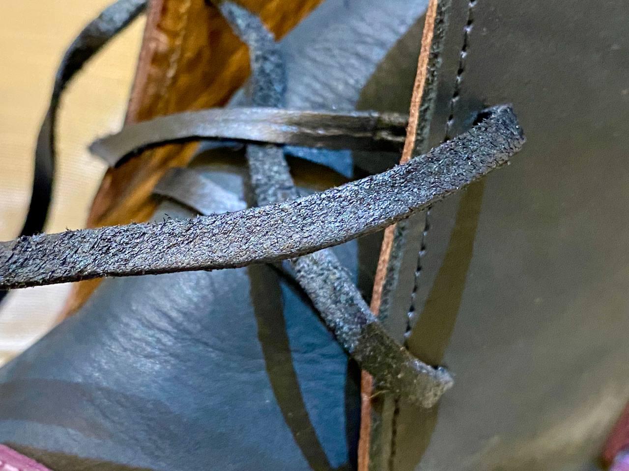 Medieval Viking Leather Shoes Handmade Renaissance Boots - AtlasMuseCrafts
