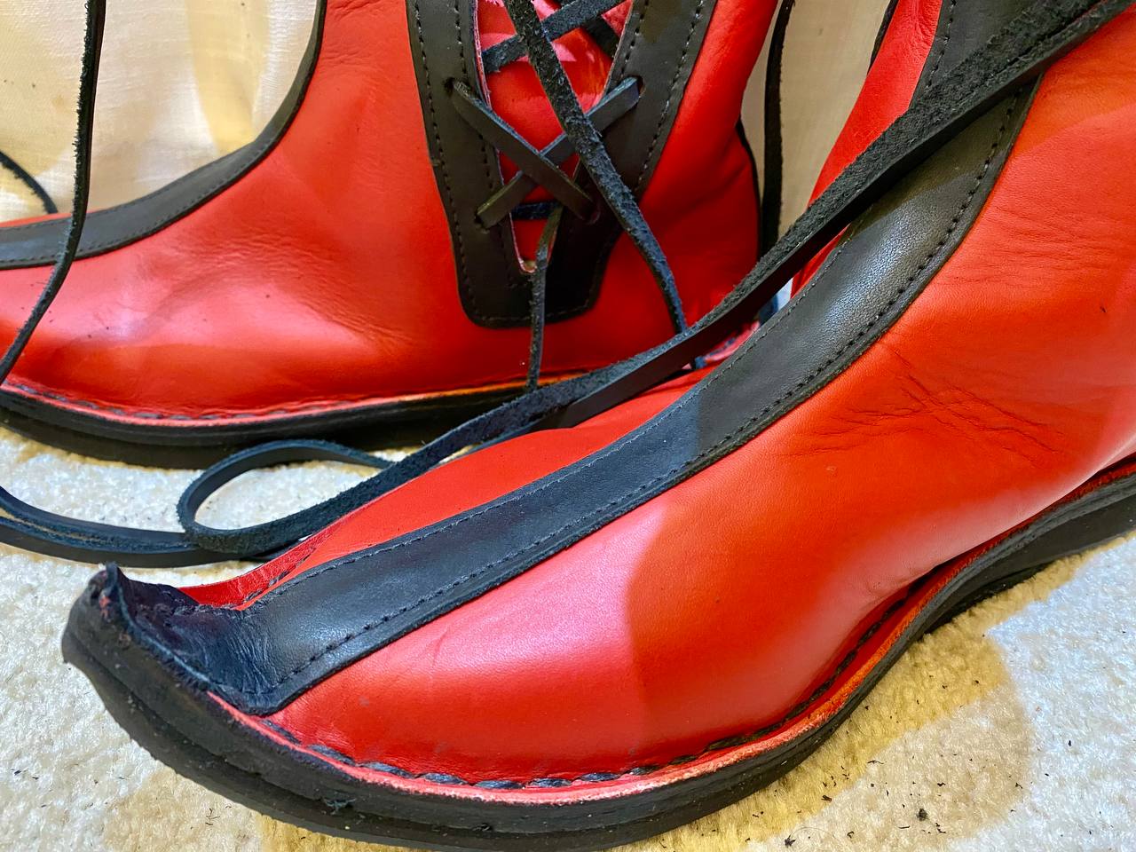 Handmade Viking Medieval Leather Boots - AtlasMuse