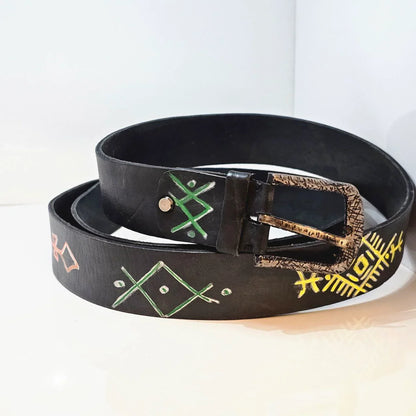 Genuine Leather Belts - AtlasMuseCrafts