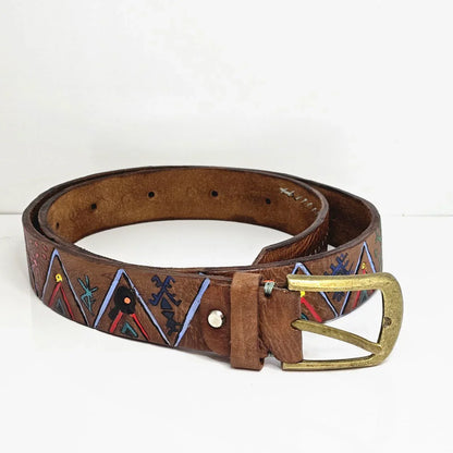 Genuine Hand-Painted Belts