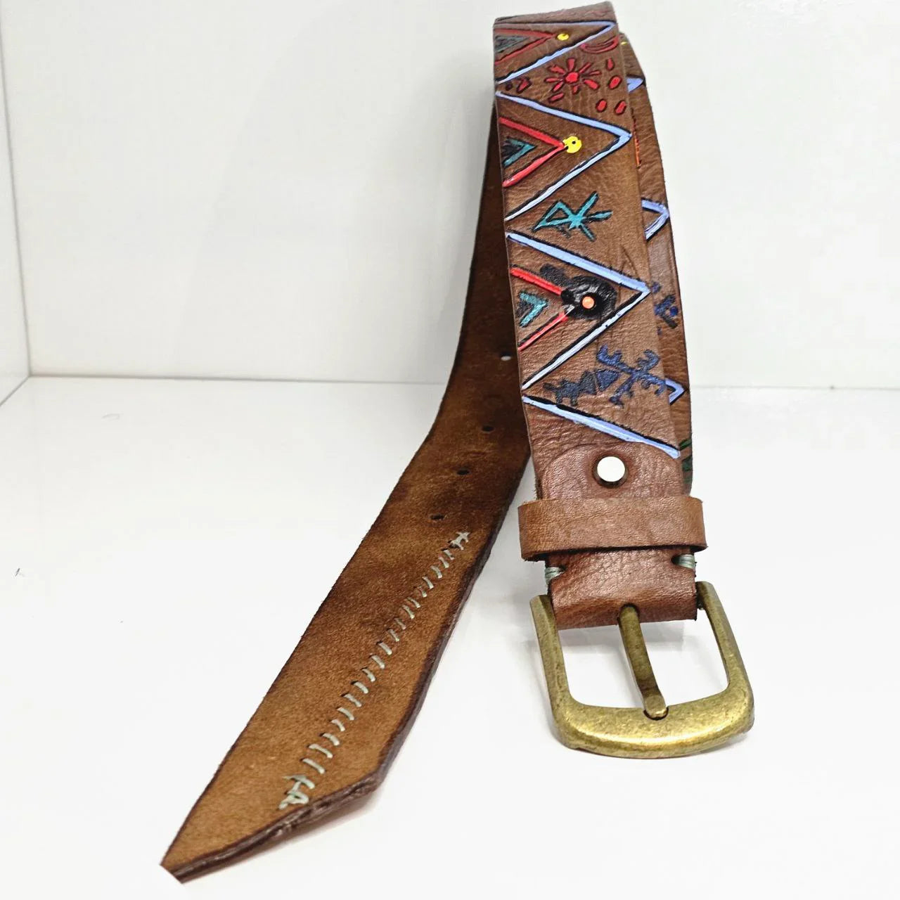 Genuine Hand-Painted Belts