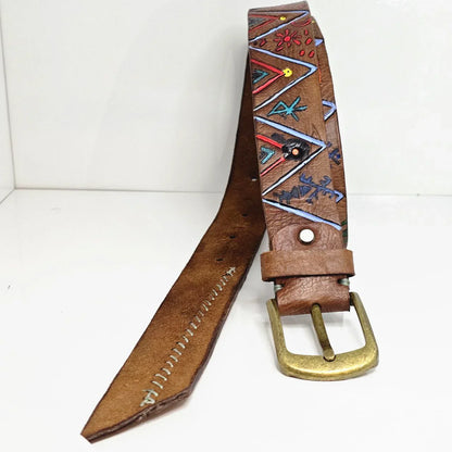 Genuine Hand-Painted Belts