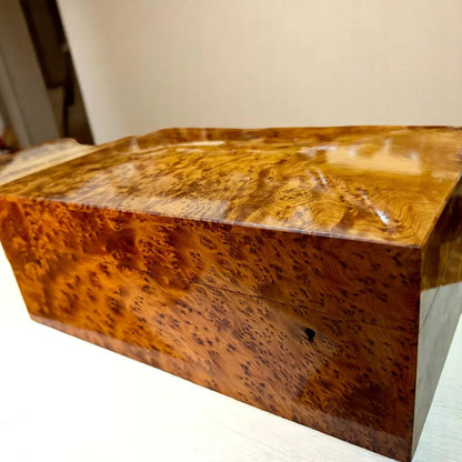 Handcrafted Wooden Jewelry Box Organizer With Key - AtlasMuseCrafts