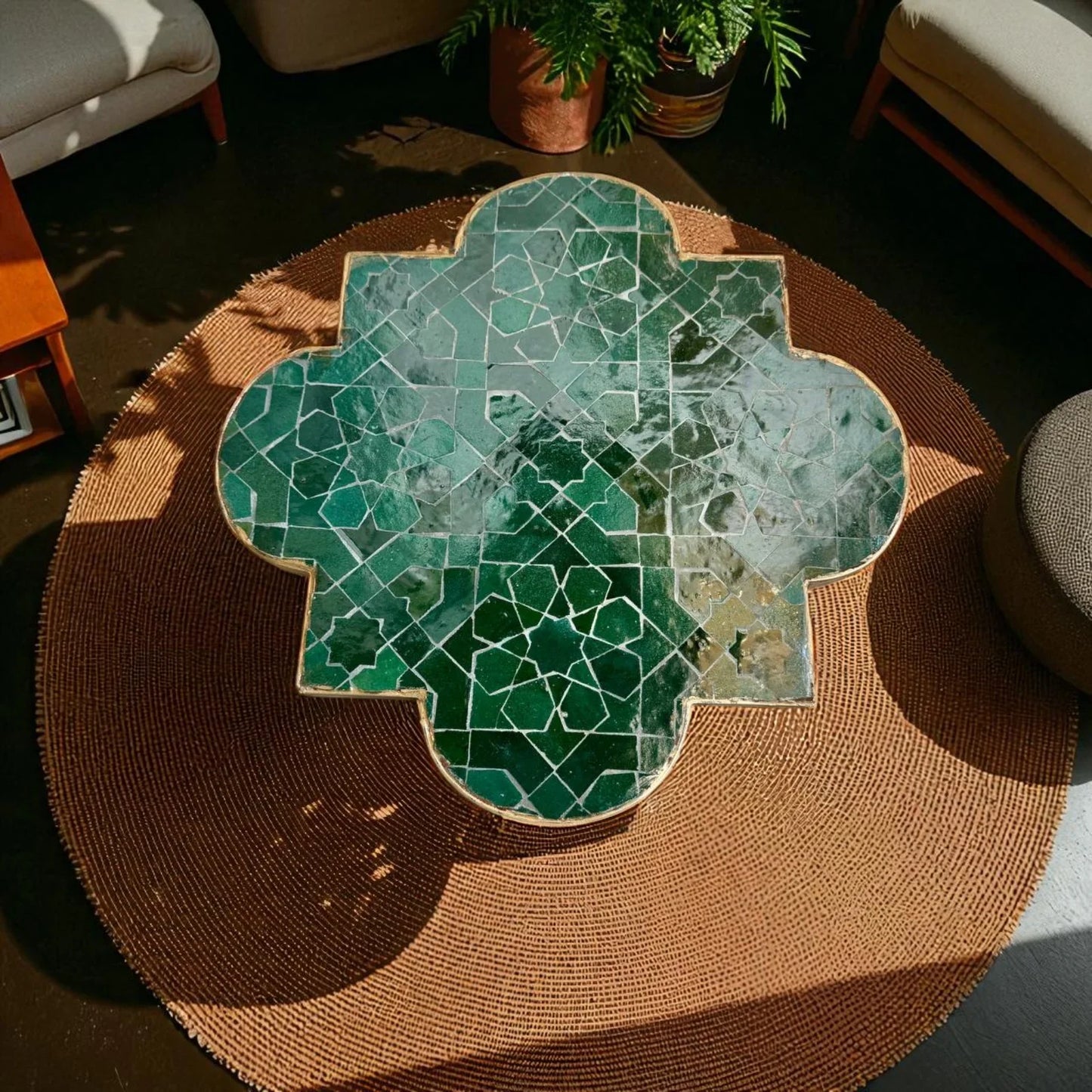 Authentic Moroccan Mosaic Table